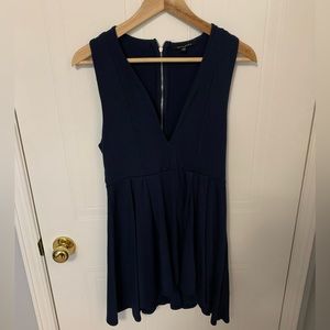 Woman’s dress- Size Lrg - navy blue